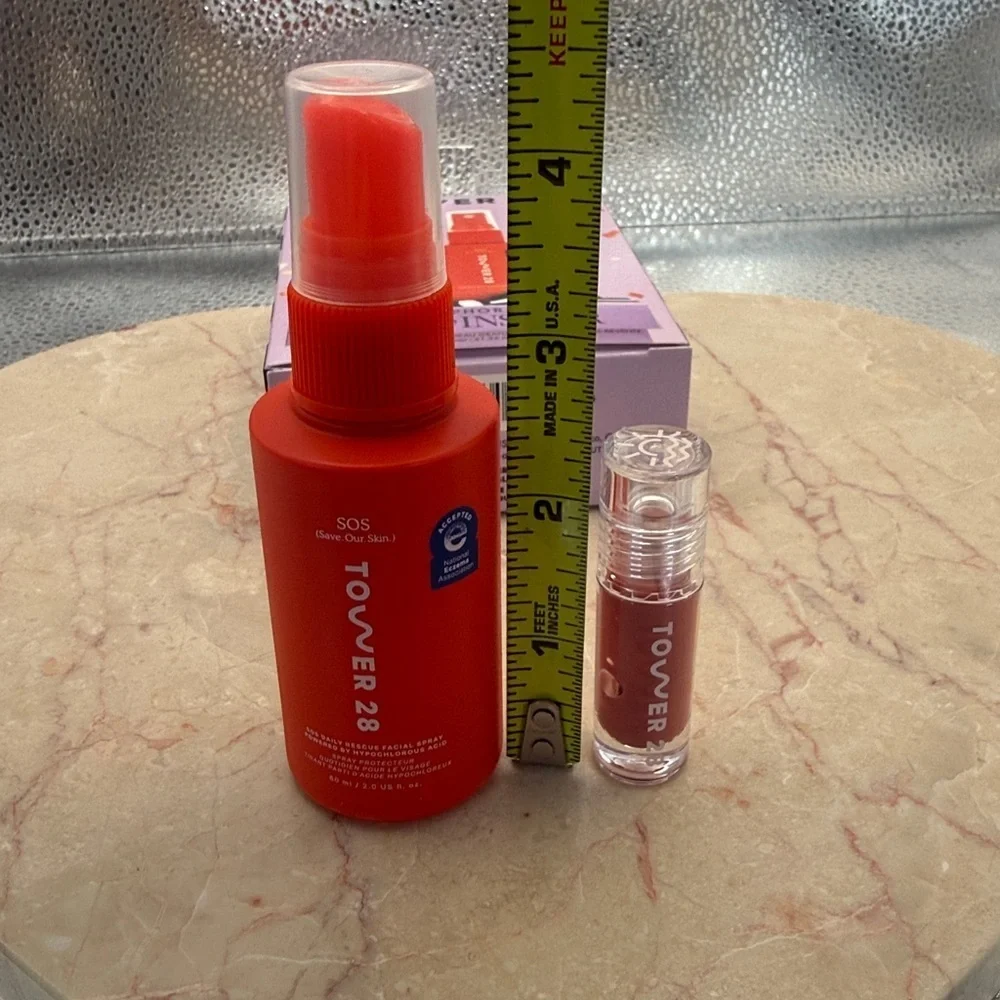 Tower 28 SOS Daily Rescue Facial Spray Duo - Red